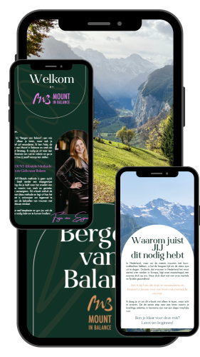 Meerdere iphones - e-book Bergen van balans
